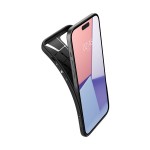 Чехол накладка Spigen TPU Liquid Air для iPhone 15 Plus Matte Black (ACS06650)