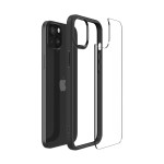 Чехол накладка Spigen TPU Ultra Hybrid для iPhone 15 Plus Matte Black (ACS06657)