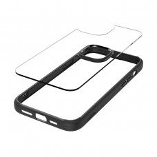 Чехол накладка Spigen TPU Ultra Hybrid для iPhone 15 Plus Matte Black (ACS06657)