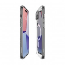 Чехол накладка Spigen TPU Ultra Hybrid MagSafe для iPhone 15 Plus White (ACS06660)