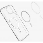 Чехол накладка Spigen TPU Ultra Hybrid MagSafe для iPhone 15 Plus White (ACS06660)