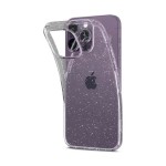 Чехол накладка Spigen TPU Liquid Crystal Glitter для iPhone 15 Pro Crystal Quartz (ACS06701)