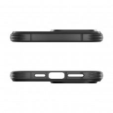 Чехол накладка Spigen PC Rugged Armor MagSafe для iPhone 15 Pro Matte Black (ACS06703)
