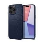 Чехол накладка Spigen TPU Liquid Air для iPhone 15 Pro Navy Blue (ACS06705)