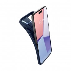Чехол накладка Spigen TPU Liquid Air для iPhone 15 Pro Navy Blue (ACS06705)
