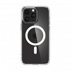 Чехол накладка Spigen TPU Ultra Hybrid MagSafe для iPhone 15 Pro Frost Clear (ACS06719)