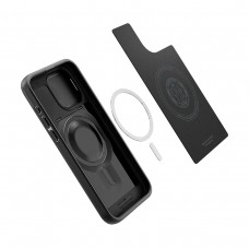 Чехол накладка Spigen PC Optik Armor MagSafe для iPhone 15 Pro Black (ACS06738)