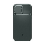 Чехол накладка Spigen PC Optik Armor MagSafe для iPhone 15 Pro Abyss Green (ACS06739)