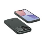 Чехол накладка Spigen PC Optik Armor MagSafe для iPhone 15 Pro Abyss Green (ACS06739)