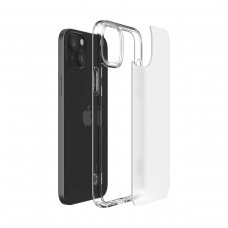 Чехол накладка Spigen TPU Ultra Hybrid для iPhone 15 Frost Clear (ACS06796)