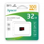 Карта памяти MicroSDHC 32GB UHS-I Class 10 Apacer (AP32GMCSH10UB-RA)