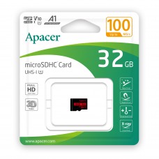 Карта памяти MicroSDHC 32GB UHS-I Class 10 Apacer (AP32GMCSH10UB-RA)