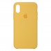 Чехол накладка TPU Armorstandart Silicone Case для Apple iPhone X XS Yellow (ARM49543)