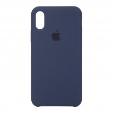 Чехол накладка TPU Armorstandart Silicone для iPhone XS X Midnight/Blue (ARM49545)