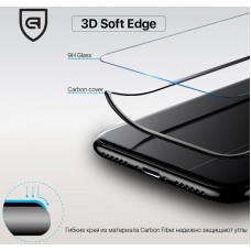 Защитное стекло Armorstandart 3D Full Glue Soft Edge для iPhone SE 2020 Black (ARM49732-GSE-BK)
