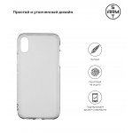 Чехол накладка TPU Armorstandart Matte Slim Fit для iPhone X XS Clear Black (ARM51240)