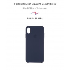 Чехол накладка TPU Armorstandart Solid Series для iPhone XS Max Midnight/Blue (ARM53300)