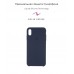 Чехол накладка TPU Armorstandart Solid Series для iPhone XS Max Midnight/Blue (ARM53300)