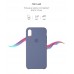 Чехол накладка TPU Armorstandart Solid Series для iPhone XS Max Lavender Gray (ARM53304)