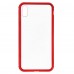 Чехол бампер Metal Armorstandart Magnetic Case 1 для iPhone XS Max Transparent/Red (ARM53391)