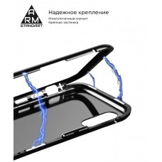 Чехол бампер Metal Armorstandart Magnetic Case 1 для iPhone XS Max White (ARM53426)