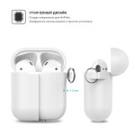 Чехол Armorstandart TPU Hang для кейса наушников Apple AirPods Yellow White (ARM53767)