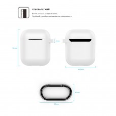 Чехол Armorstandart TPU Hang для кейса наушников Apple AirPods Yellow White (ARM53767)