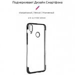 Чехол накладка TPU Armorstandart Air Glitter для Huawei P Smart 2019 Sapphire Black (ARM53990)