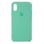 Чехол накладка TPU Armorstandart Silicone для iPhone XS X Spearmint (ARM54867)