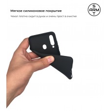 Чехол накладка TPU Armorstandart Matte Slim Fit для Samsung M40 2019 M405 A60 2019 A605 Black (ARM54