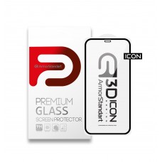 Защитное стекло Armorstandart Icon 3D Full Glue для iPhone 11 XR Black (ARM55979-GI3D-BK)