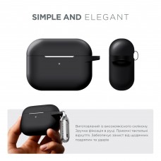 Чехол Armorstandart TPU Hang для кейса наушников Apple Airpods Pro Black (ARM56055)