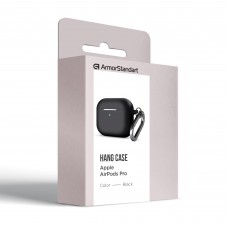 Чехол Armorstandart TPU Hang для кейса наушников Apple Airpods Pro Black (ARM56055)