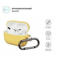 Чехол Armorstandart TPU Hang для кейса наушников Apple Airpods Pro Yellow (ARM56072)