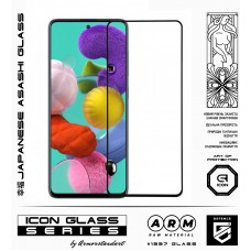 Защитное стекло Armorstandart Icon Full Glue для Samsung A71 A715 Black (ARM56122)