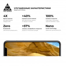 Защитное стекло Armorstandart Pro Full Glue для Samsung A71 A715 Black (ARM56179-GPR-BK)
