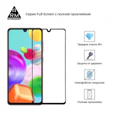 Защитное стекло Armorstandart Full Glue для Samsung A41 A415 Black (ARM56260-GFG-BK)