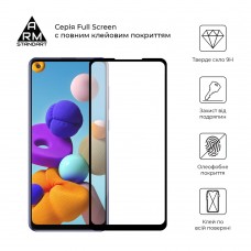 Защитное стекло Armorstandart Full Glue для Samsung A21s A217 Black (ARM56261-GFG-BK)