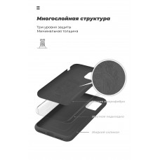Чехол накладка TPU Armorstandart Icon для Samsung A51 A515 Black (ARM56337)