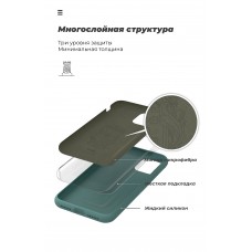 Чехол накладка TPU Armorstandart Icon для Samsung A51 A515 Pine Green (ARM56339)