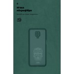 Чехол накладка TPU Armorstandart ICON для Xiaomi Redmi Note 9S 9 Pro 9 Pro Max Pine/Green (ARM56603)