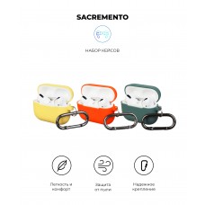 Чехол Armorstandart TPU Hang для кейса наушников Airpods Pro (3шт) Sacremento (ARM56823)