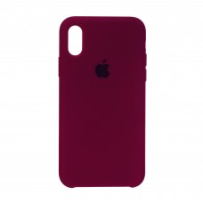 Чехол накладка TPU Armorstandart Silicone для iPhone XS X Marsala (ARM56946)