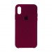 Чехол накладка TPU Armorstandart Silicone для iPhone XS X Marsala (ARM56946)