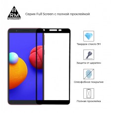 Защитное стекло Armorstandart Full Glue для Samsung A01 Core (A013F) Black (ARM57291)