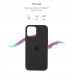 Чехол накладка TPU Armorstandart Solid Series для Apple iPhone 12 Mini Black (ARM57518)