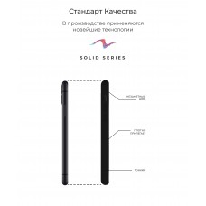 Чехол накладка TPU Armorstandart Solid Series для Apple iPhone 12 Mini Black (ARM57518)
