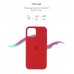 Чехол накладка TPU Armorstandart Solid Series для Apple iPhone 12 Mini Red (ARM57519)