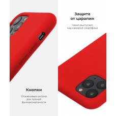 Чехол накладка TPU Armorstandart Solid Series для Apple iPhone 12 Mini Red (ARM57519)