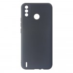 Чехол накладка TPU Armorstandart Matte Slim Fit для Tecno Spark 6 Go (KE5) Camera cover Black (ARM57595)
